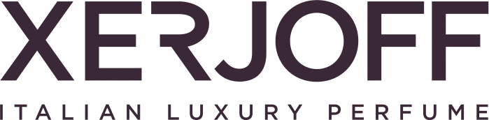 Schriftzug Xerjoff in großen Buchstaben, darunter Italian Luxury Perfume.